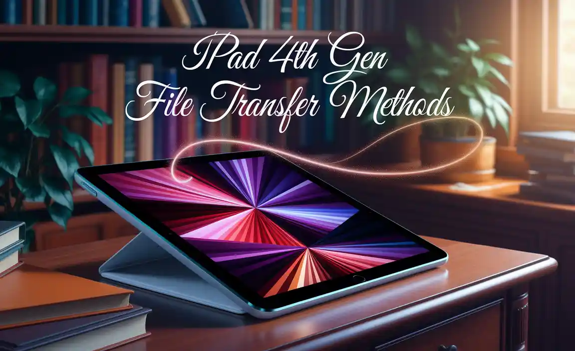 Ipad 4Th Gen File Transfer Methods