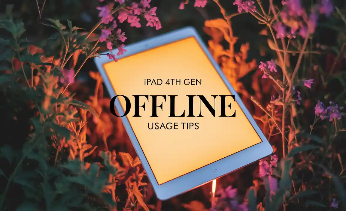 Ipad 4Th Gen Offline Usage Tips