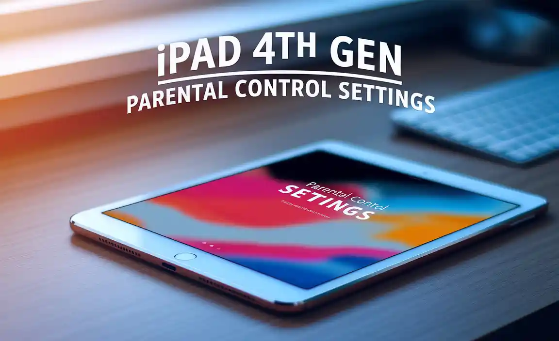 Ipad 4Th Gen Parental Control Settings