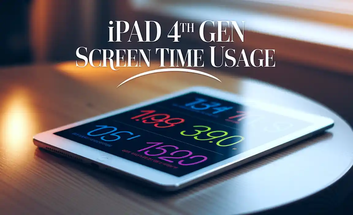 Ipad 4Th Gen Screen Time Usage