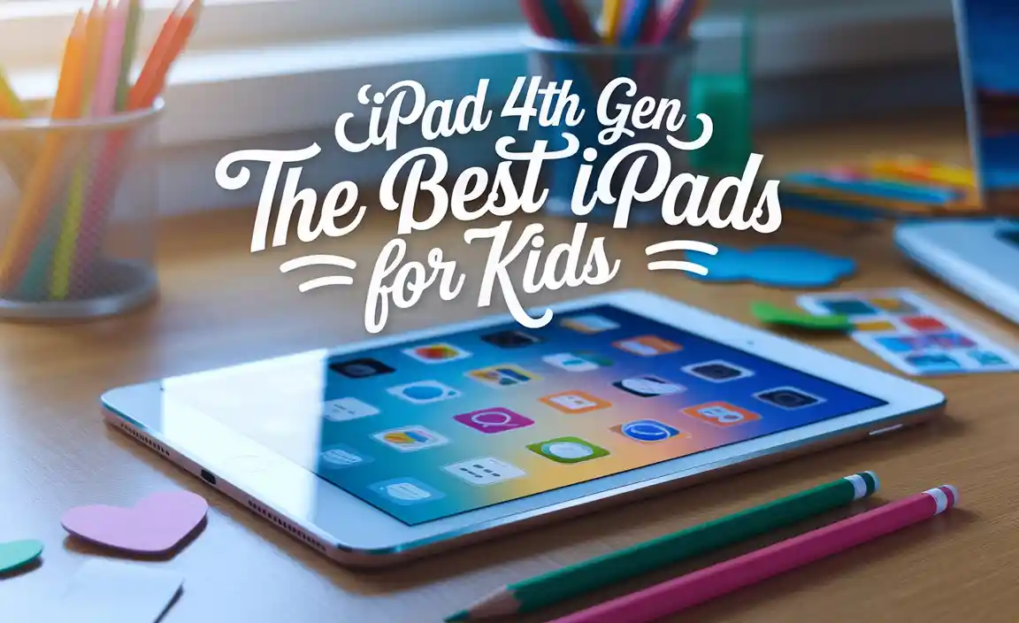 Ipad 4Th Gen The Best Ipad For Kids