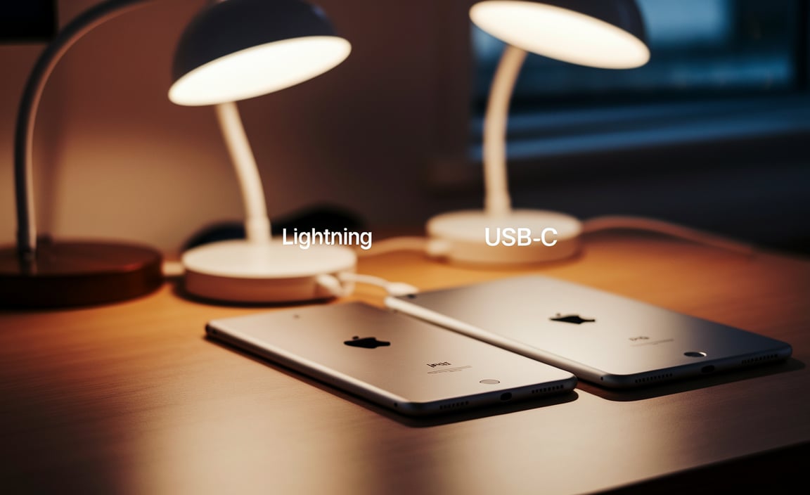 Ipad 4Th Gen Usb-C Vs Lightning - A Comprehensive Comparison