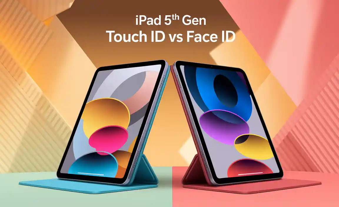 Ipad 5Th Gen Touch Id Vs Face Id