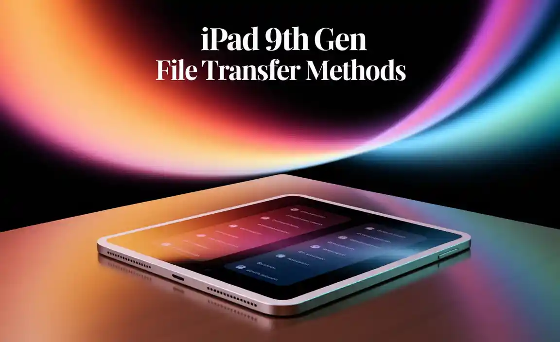 Ipad 9Th Gen File Transfer Methods