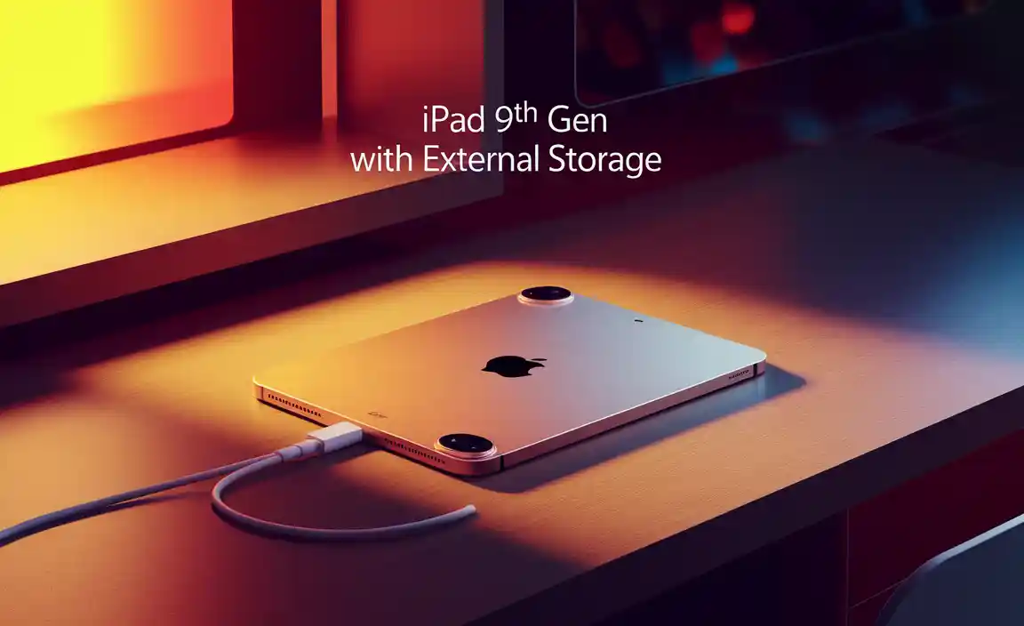 Ipad 9Th Gen With External Storage