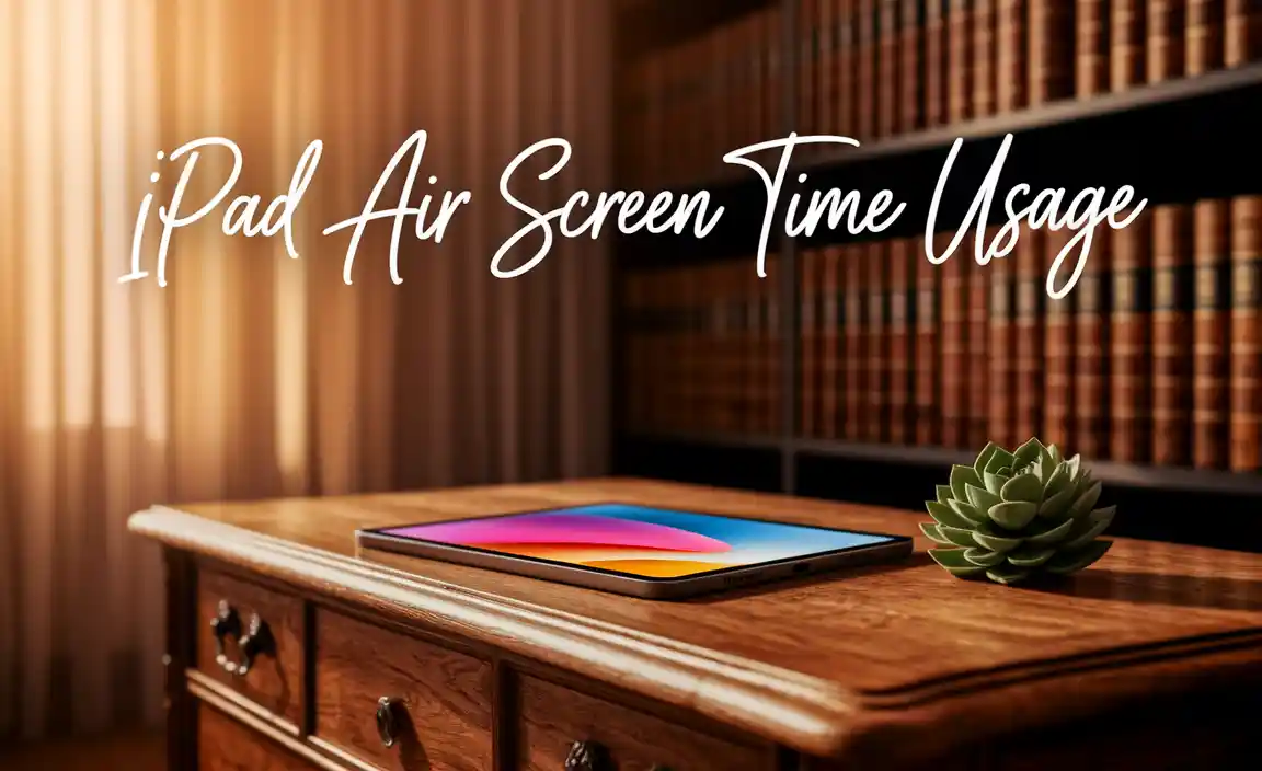 Ipad Air Screen Time Usage