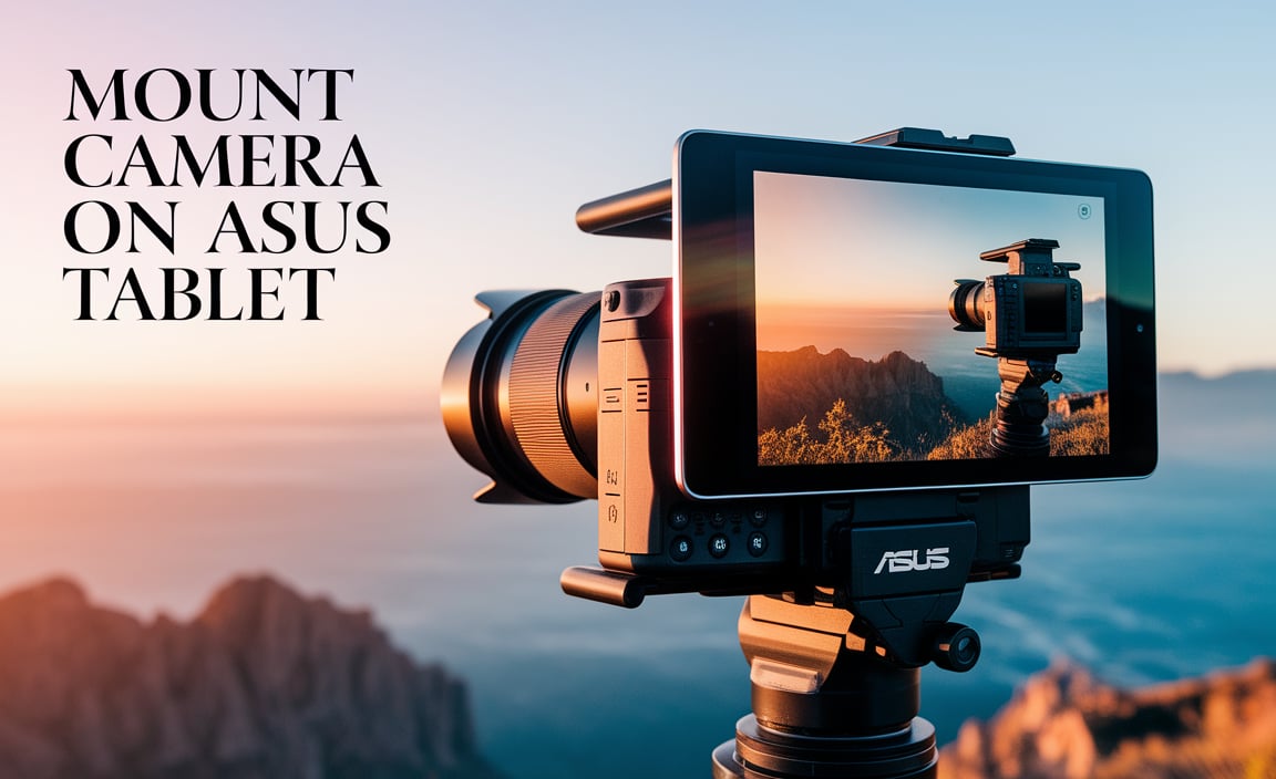 Mount Camera on Asus Tablet