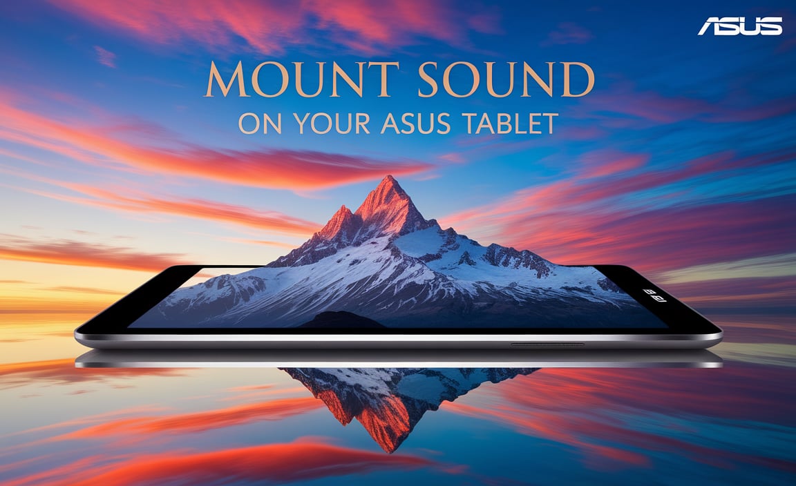 Mount Sound on Your ASUS Tablet