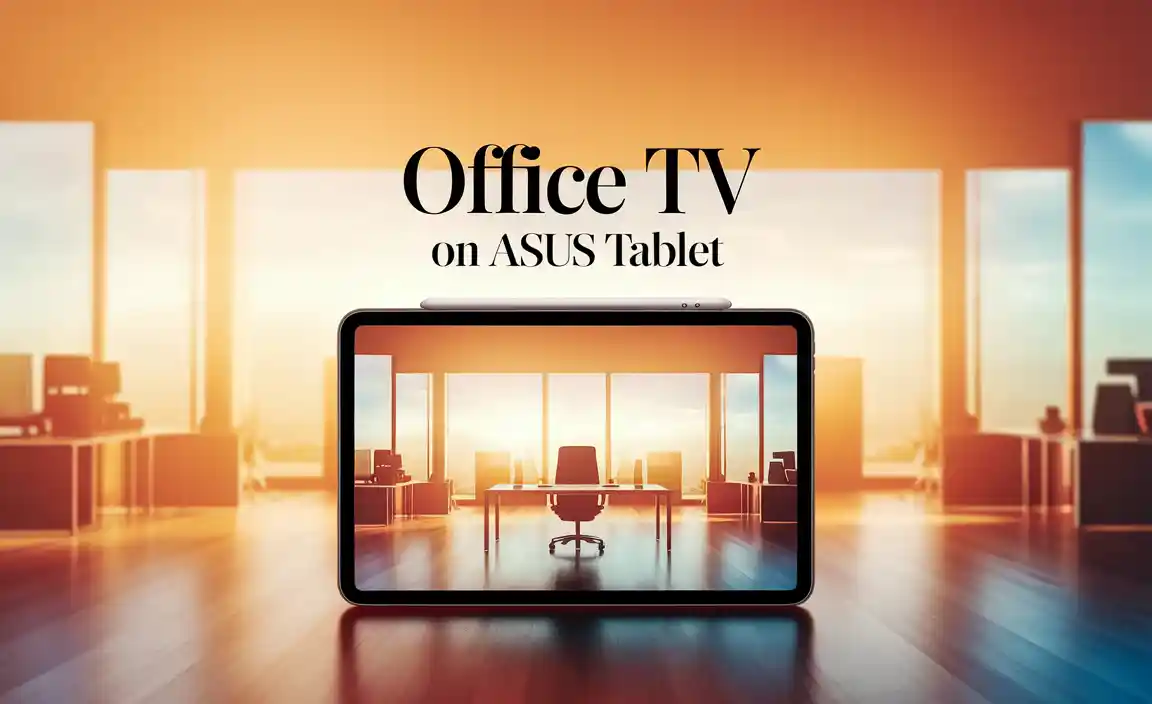 Office TV on Asus Tablet