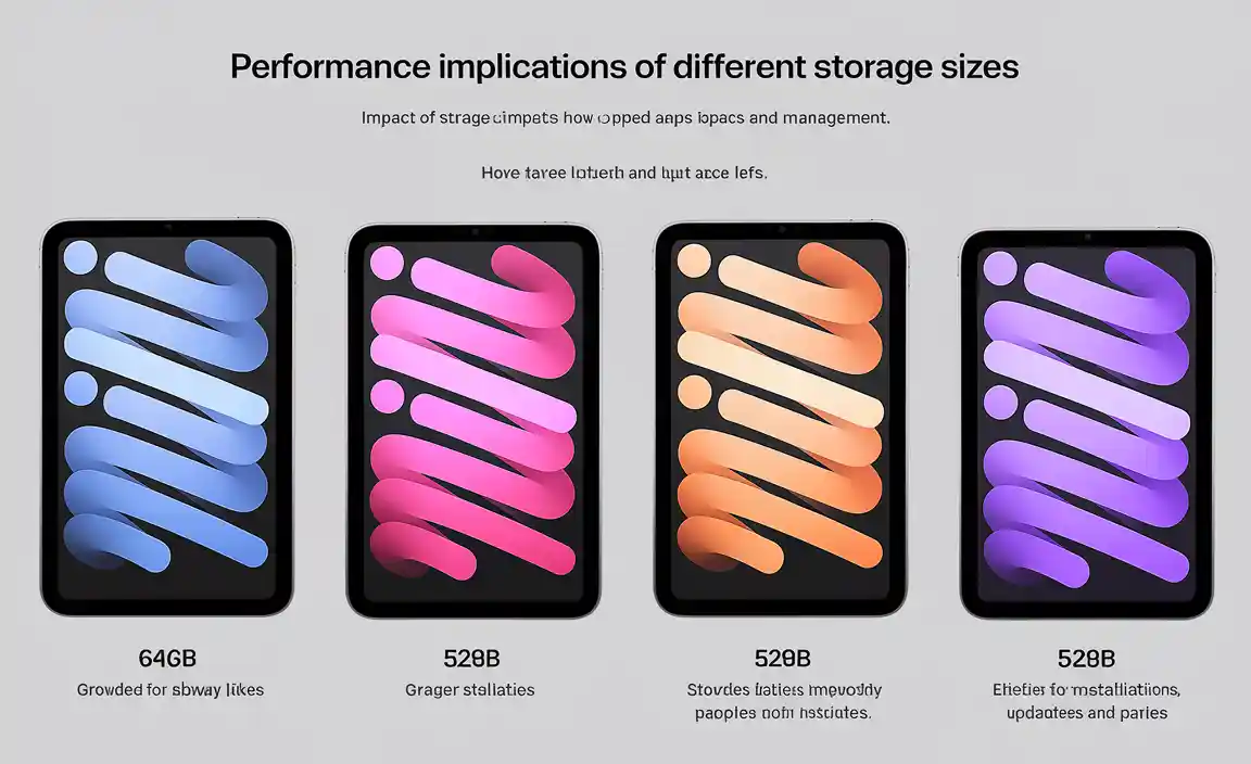 Performance Implications of Different Storage Sizes