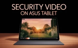 Security Video on ASUS Tablet