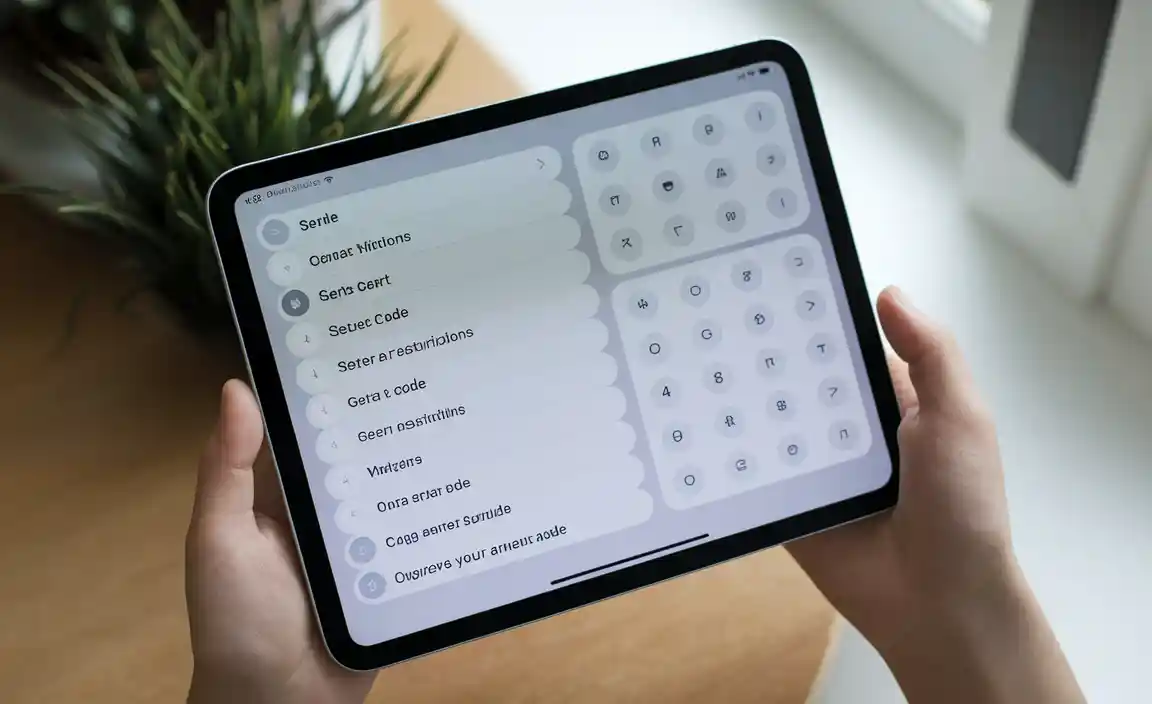 Setting Up Restrictions on iPad 4th Gen