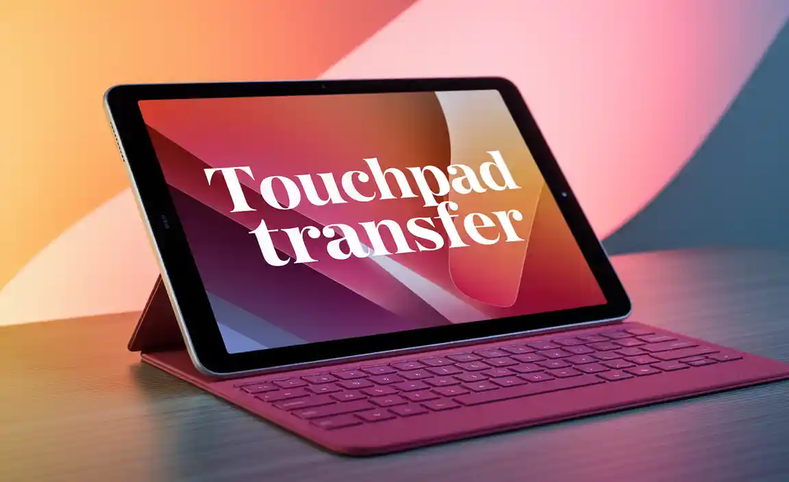 Setting Up Touchpad Transfer on Your ASUS Tablet