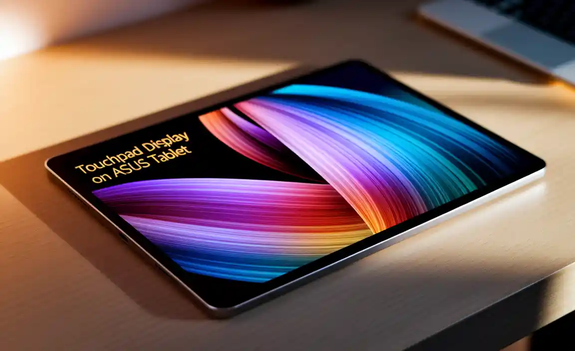 Setting Up Your ASUS Tablet with Touchpad Display