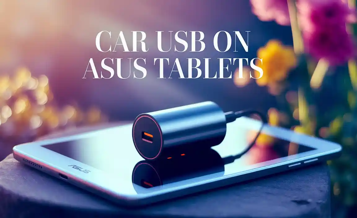 Setting Up Your Asus Tablet with Car USB