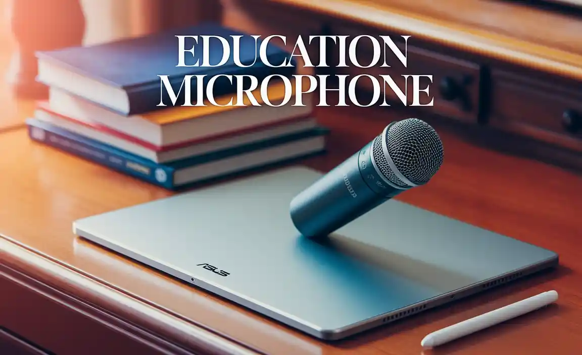 Setting Up the Education Microphone on Your ASUS Tablet
