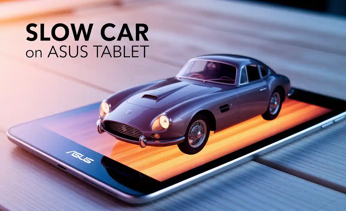 Slow Car on Asus Tablet