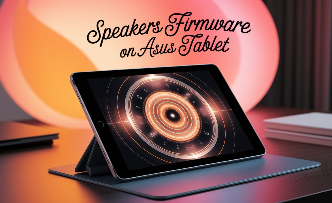 Speakers Firmware on Asus Tablet