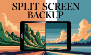 Split Screen Backup on an Asus Tablet