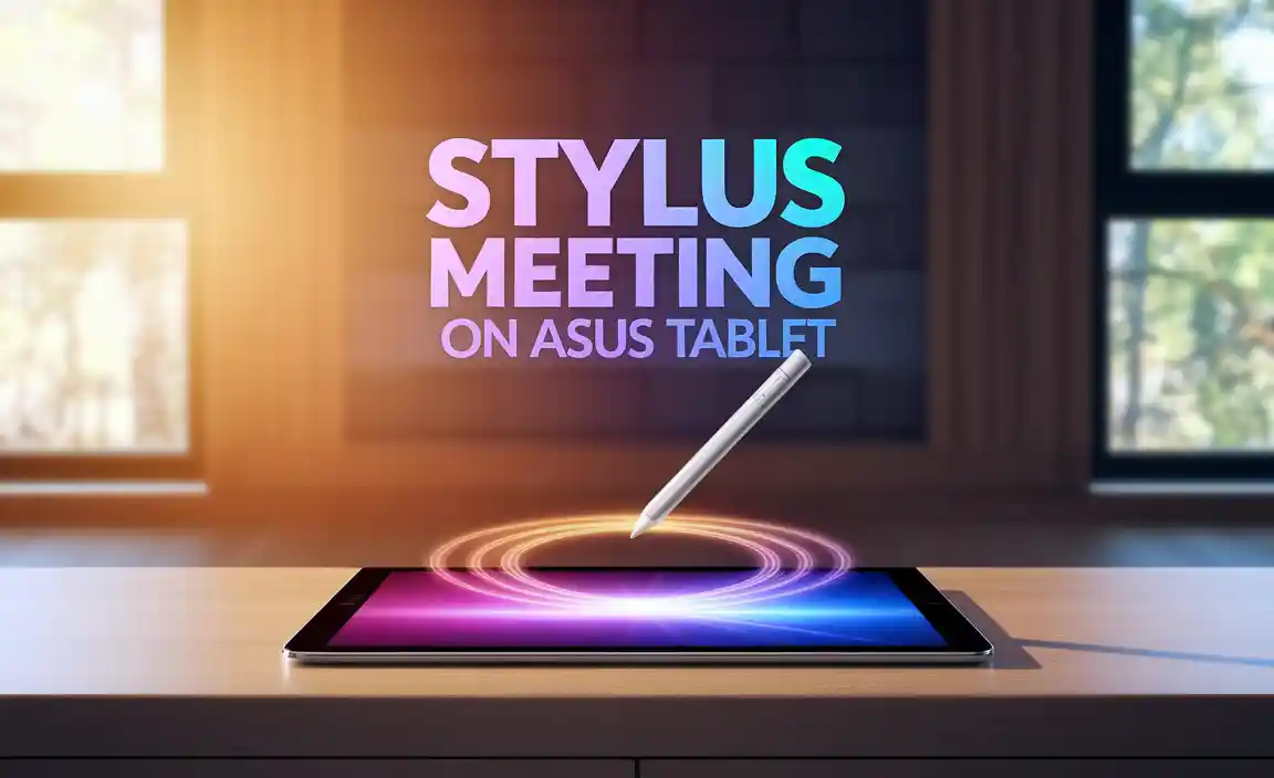 Stylus Meeting on ASUS Tablet