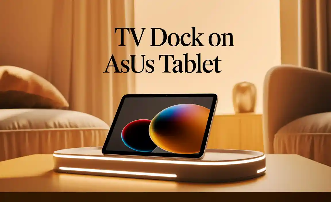 TV Dock on ASUS Tablet