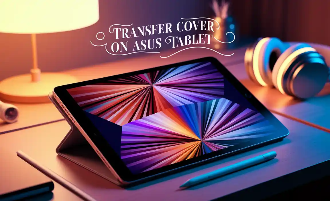 Transfer Cover on Asus Tablet