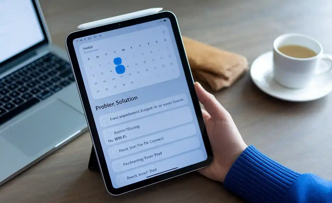Troubleshooting Calendar Sync Issues on iPad 9th Gen