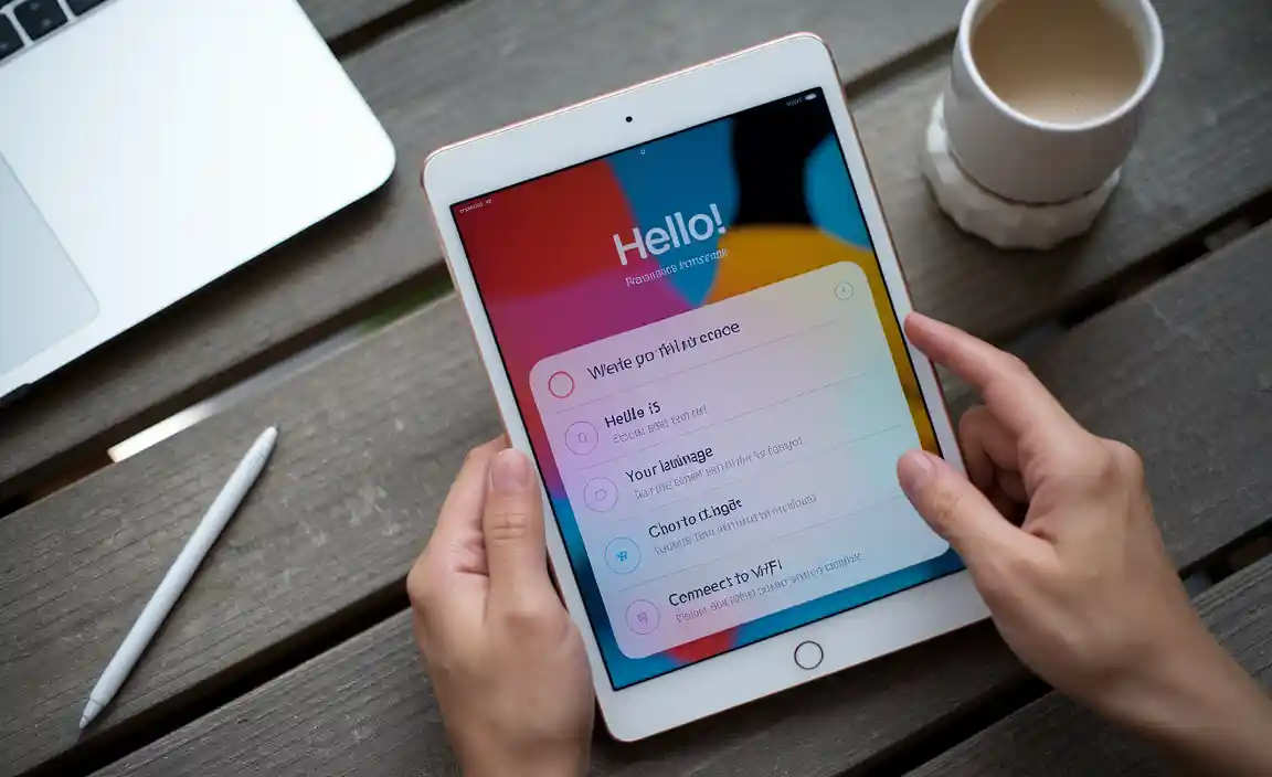 Turning On Your iPad