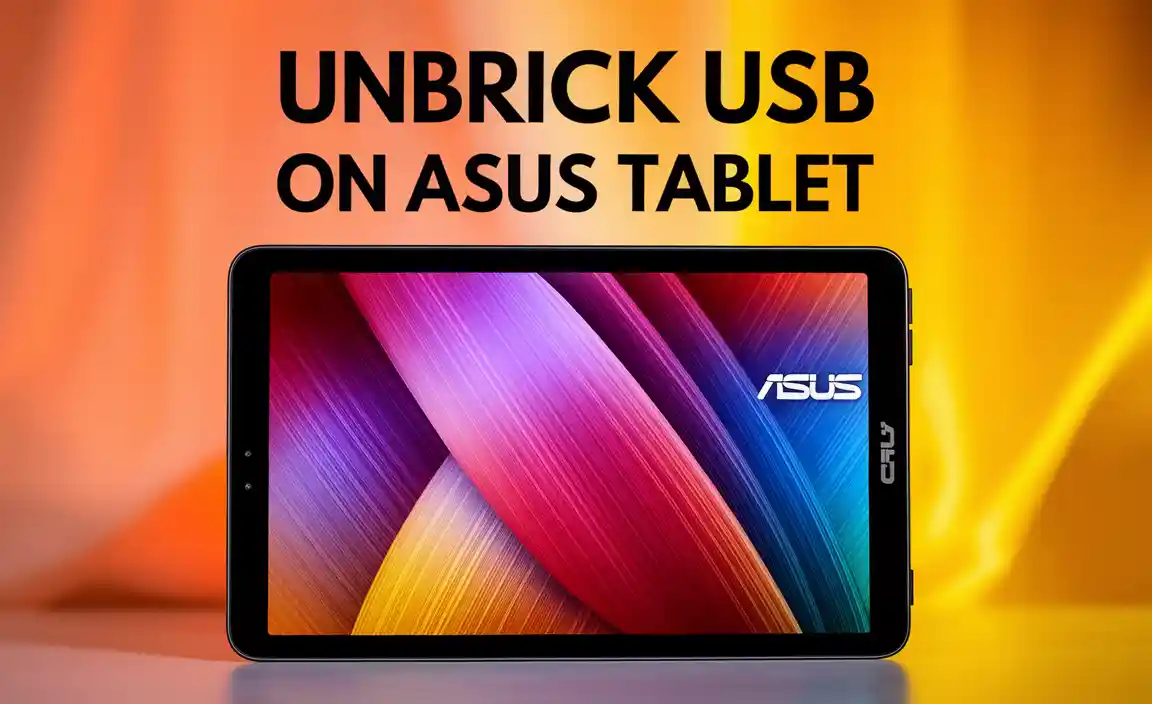 Unbrick USB on Asus Tablet