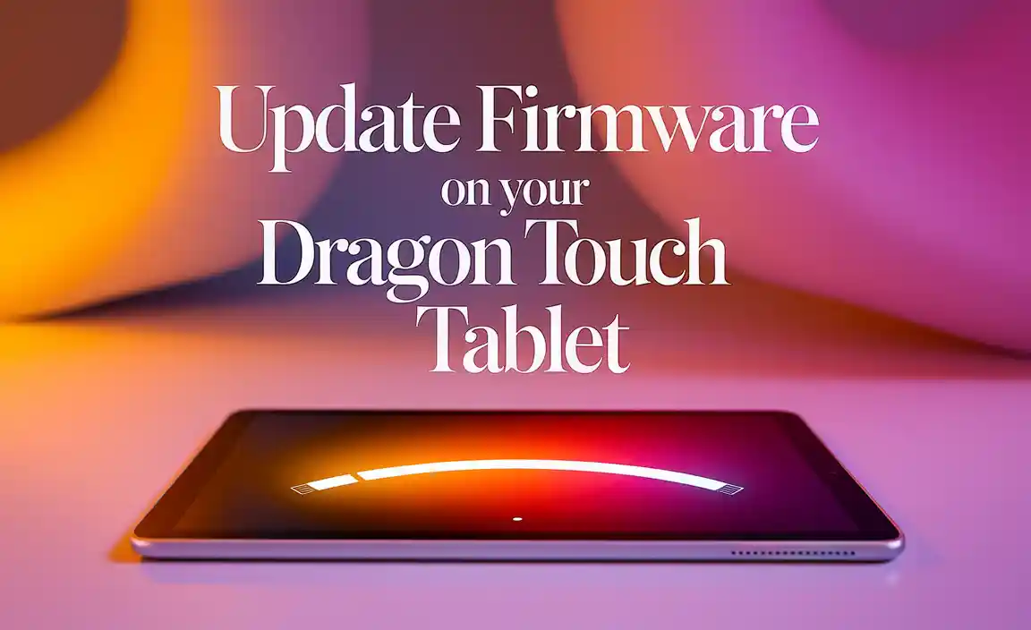 Update Firmware On Your Dragon Touch Tablet
