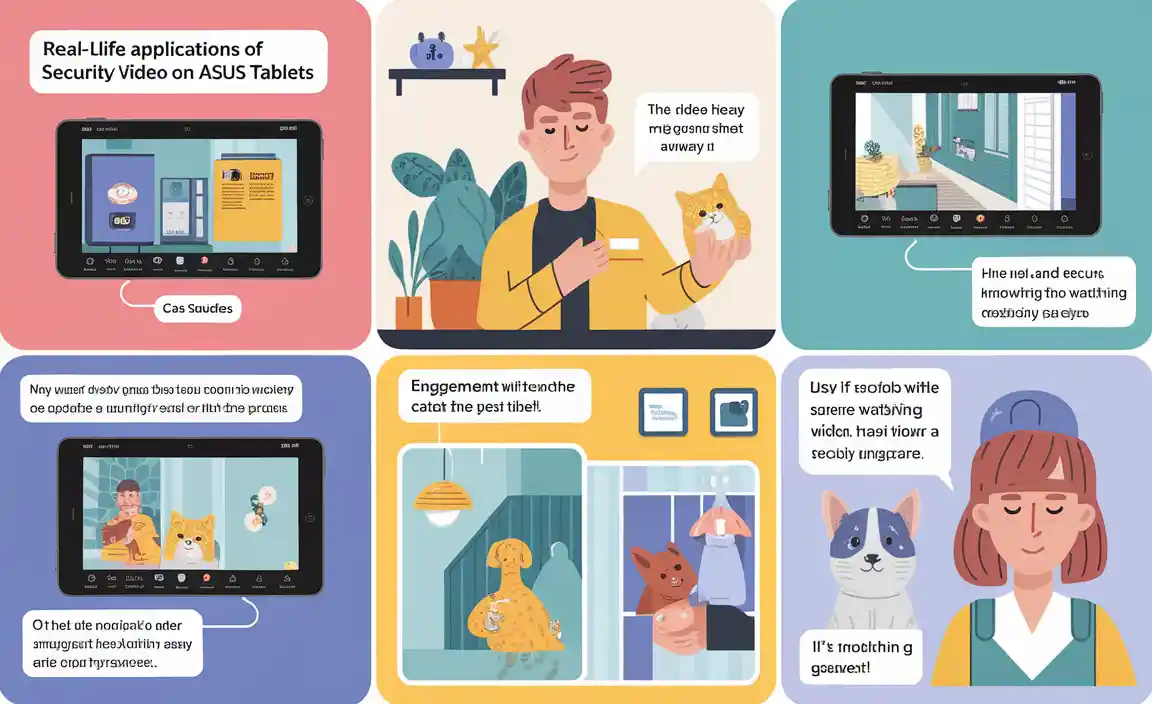 User Experience Real-Life Applications of Security Video on Asus Tablets