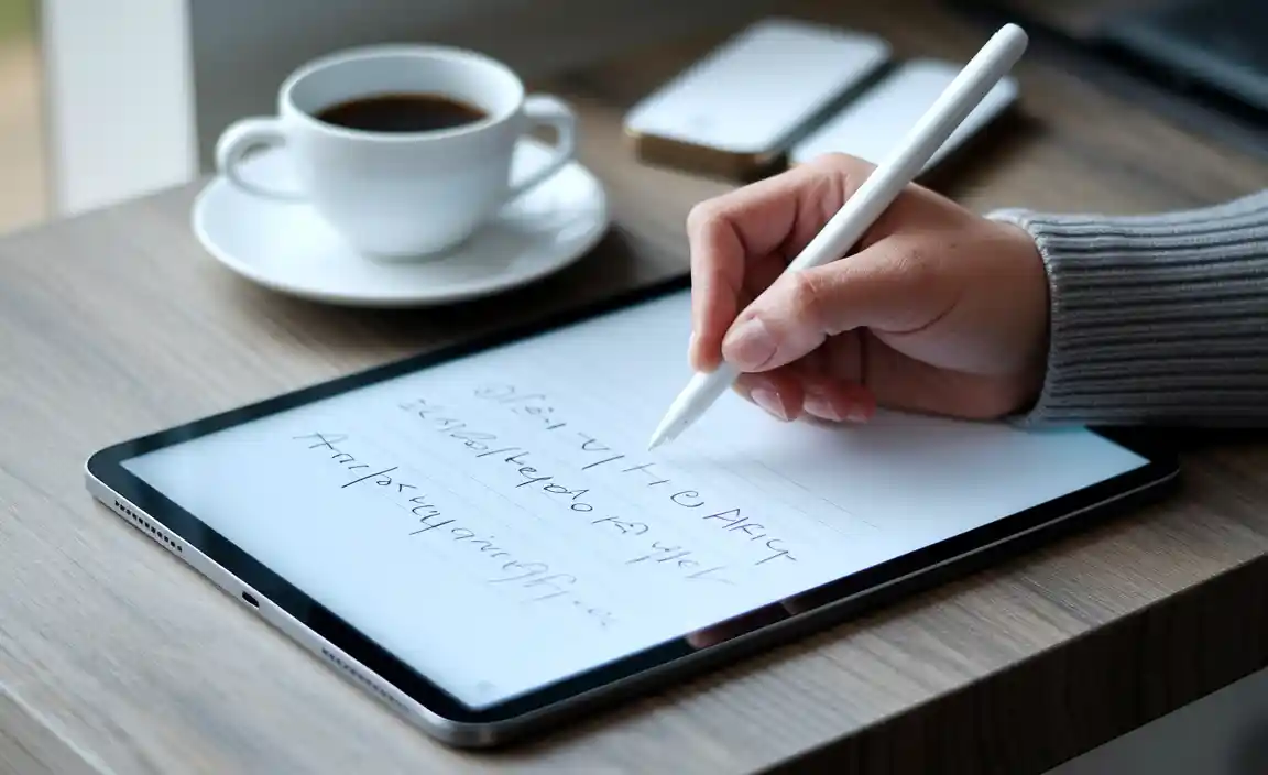 Using Handwriting Recognition for Note-Taking