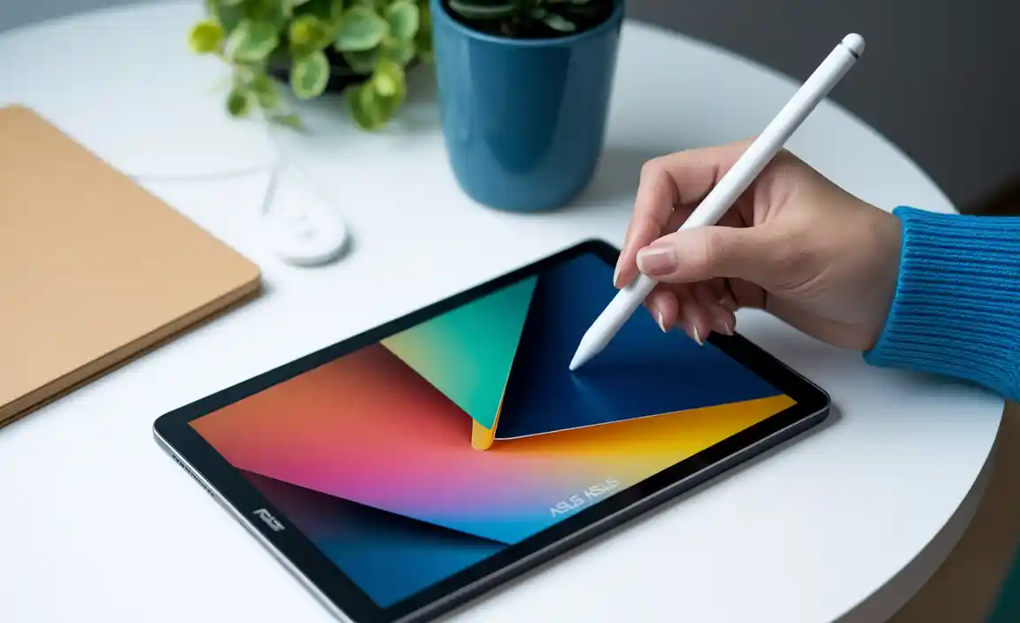 Using the Stylus with Your Asus Tablet
