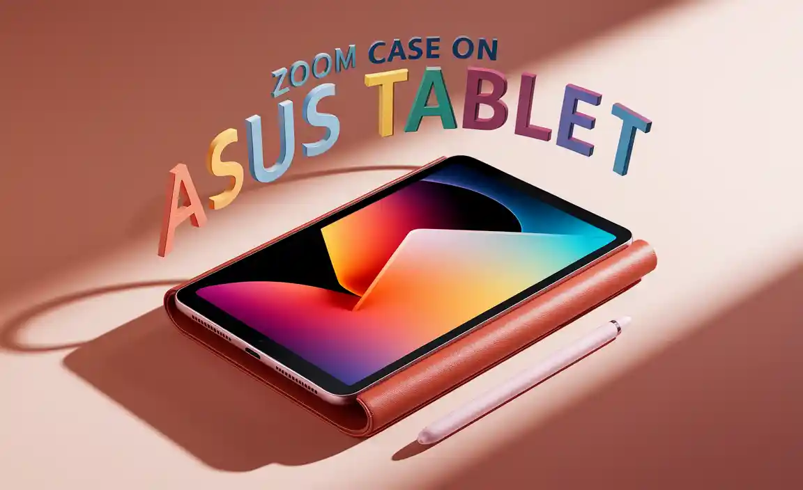 Zoom Case on Asus Tablet