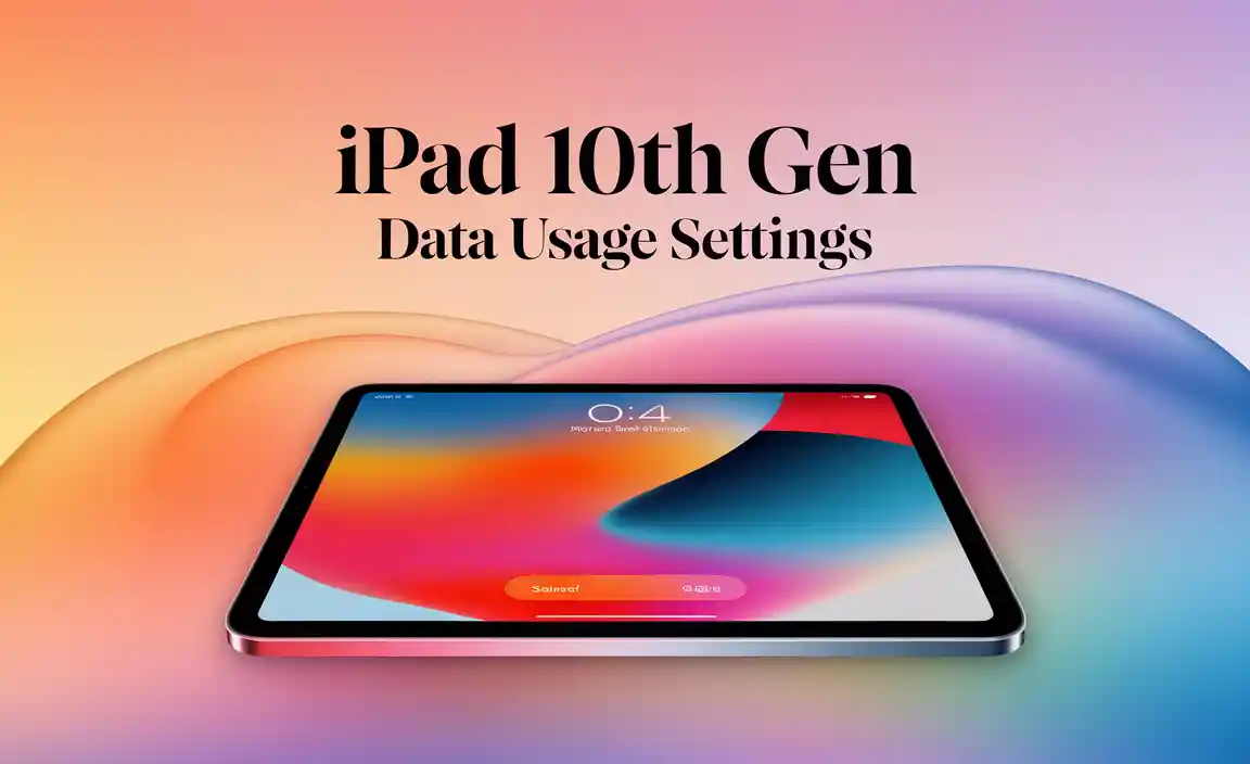 iPad 10Th Gen Data Usage Settings