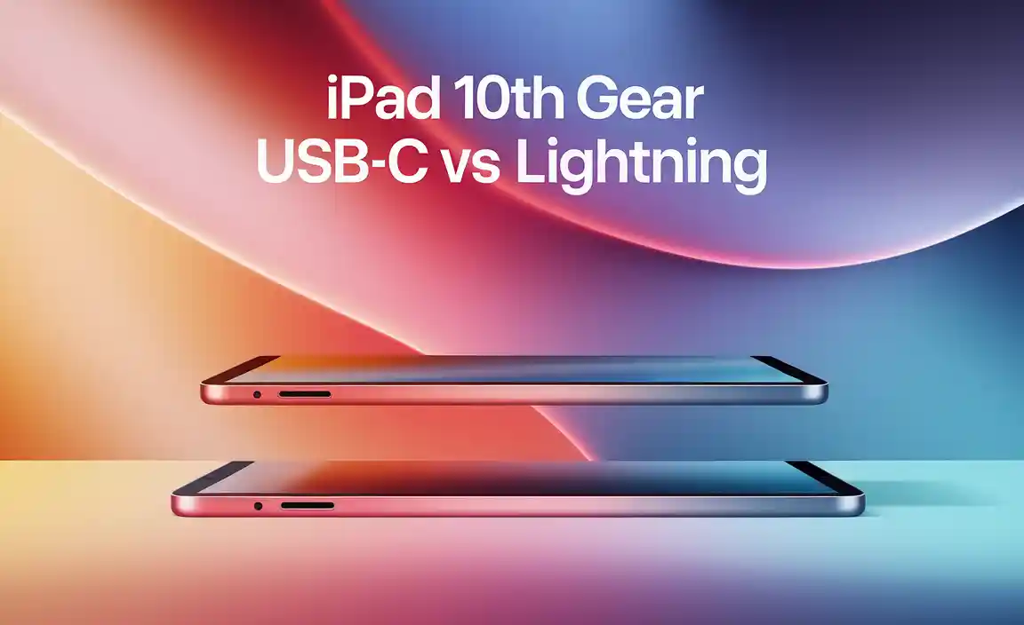 iPad 10Th Gen USB-C Vs Lightning