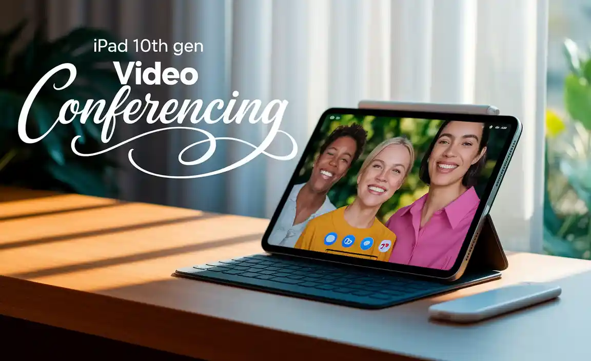 iPad 10Th Gen Video Conferencing