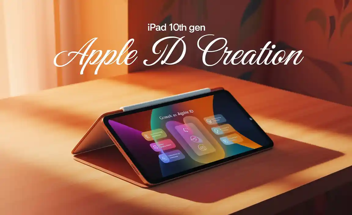 iPad 10th Gen Apple ID Creation