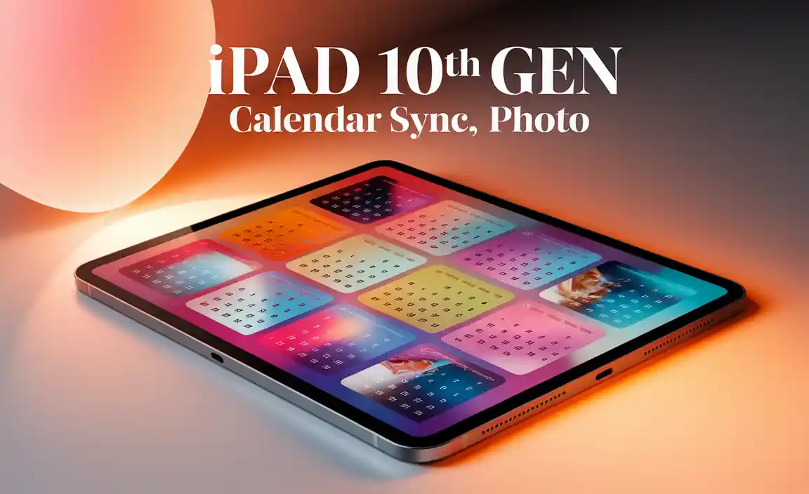 iPad 10th Gen Calendar Sync