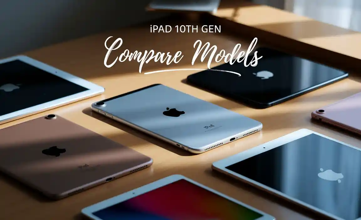 iPad 10th Gen Compare Models