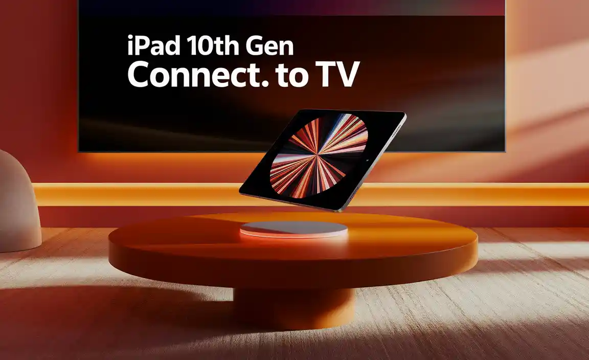iPad 10th Gen Connect to TV