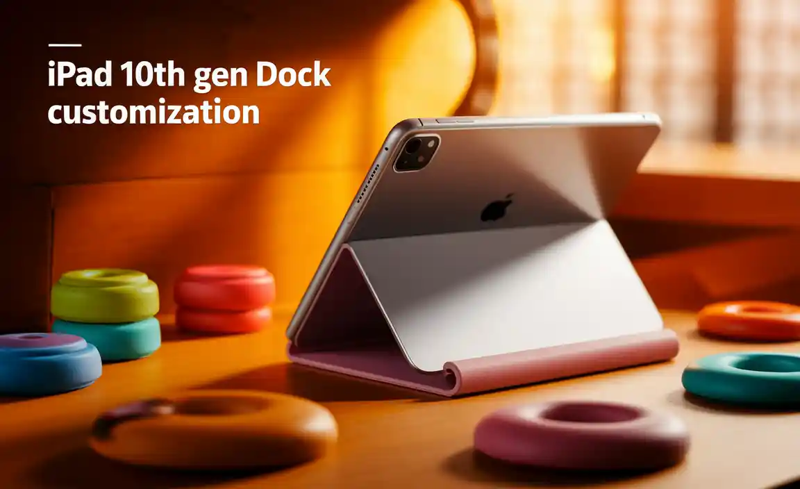 iPad 10th Gen Dock Customization