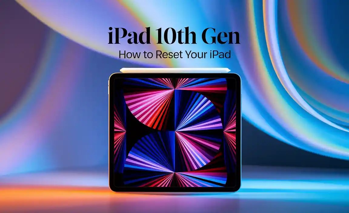 iPad 10th Gen How to Reset Your iPad