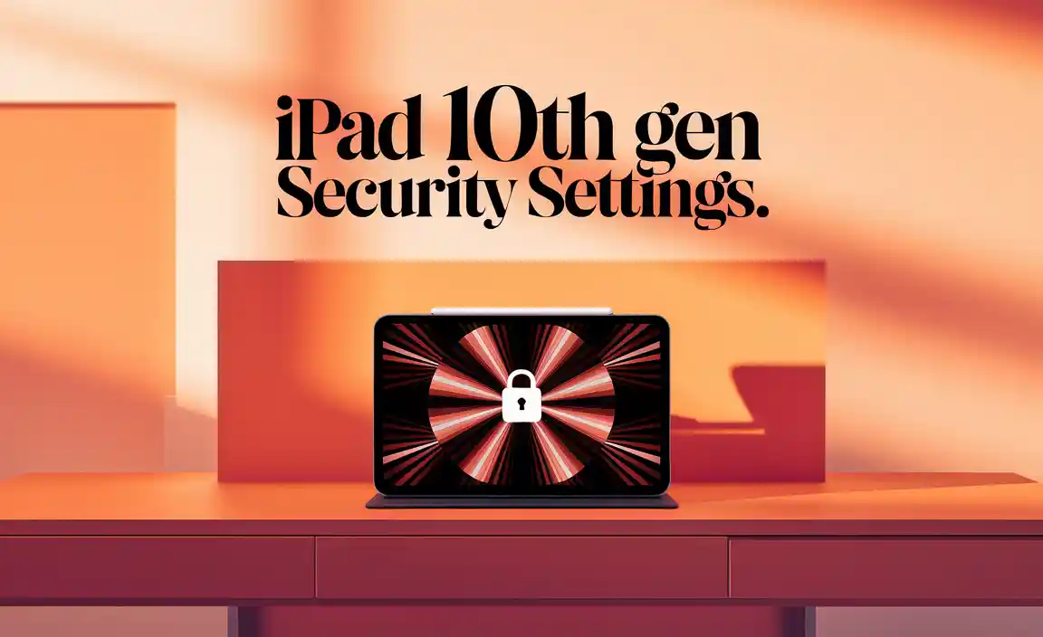 iPad 10th Gen Security Settings