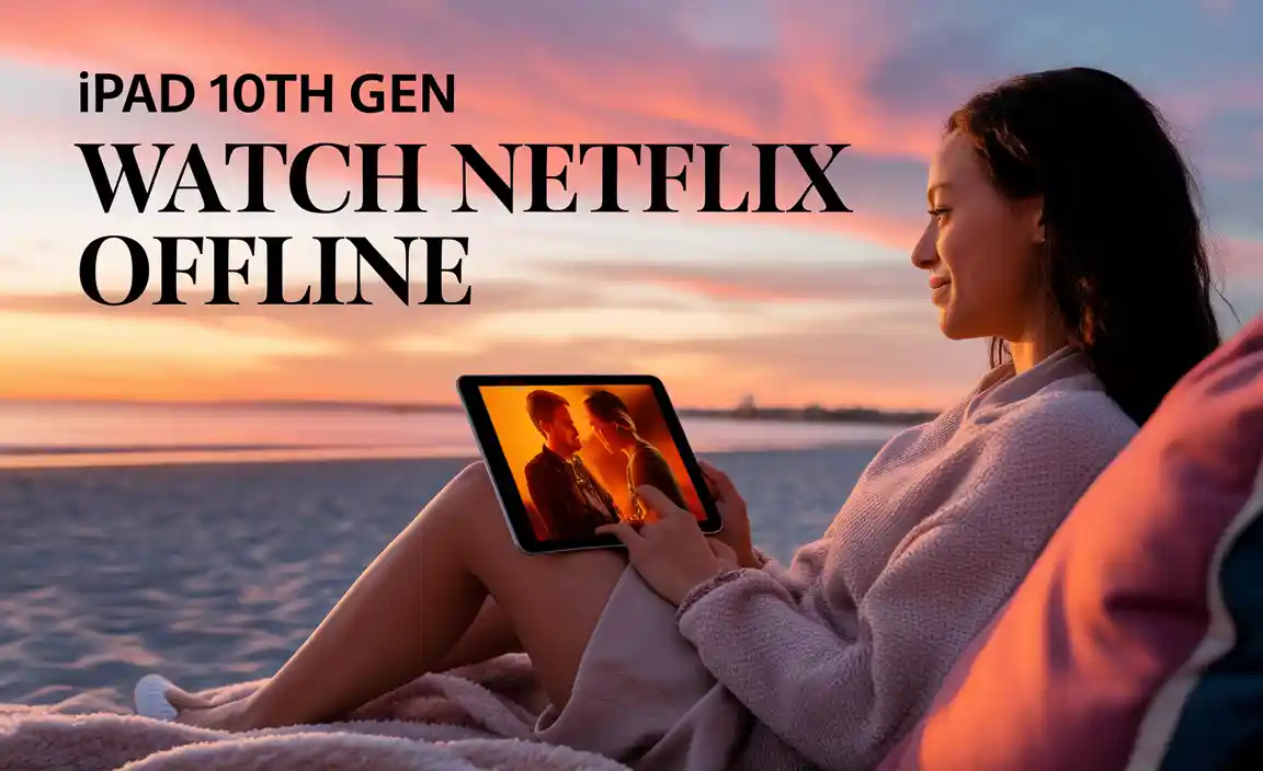 iPad 10th Gen Watch Netflix Offline