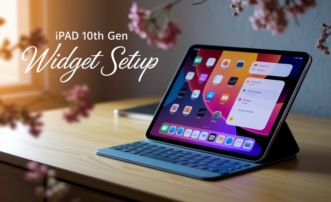 iPad 10th Gen Widget Setup