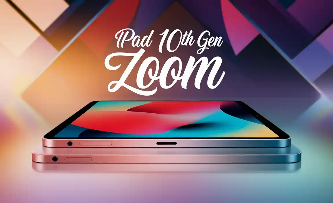 iPad 10th Gen Zoom for iPad