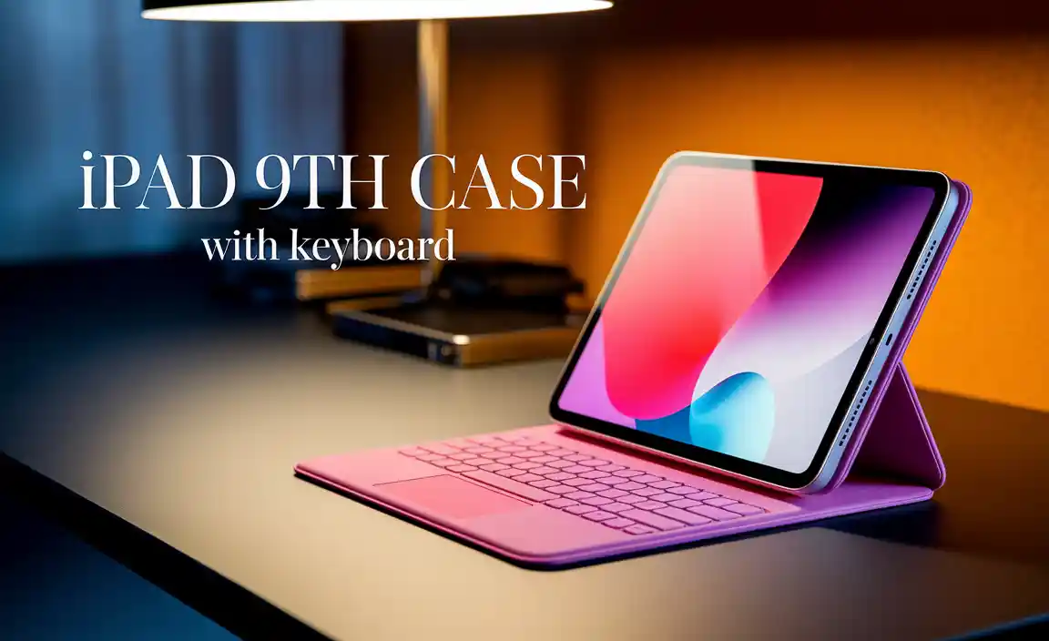 iPad 9Th Gen Case With Keyboard