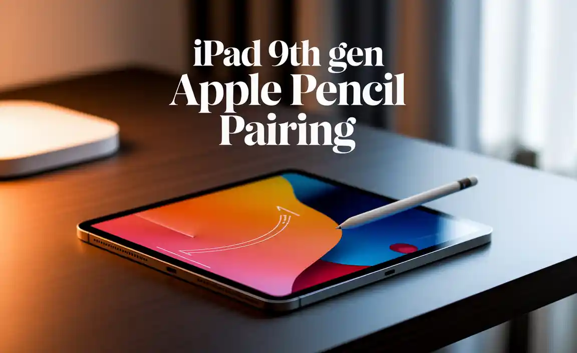 iPad 9th Gen Apple Pencil Pairing