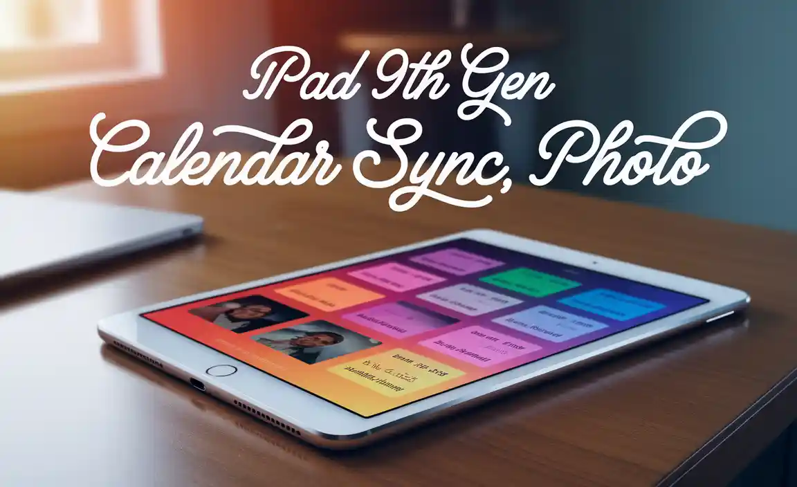 iPad 9th Gen Calendar Sync